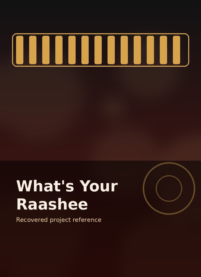 What's Your Raashee